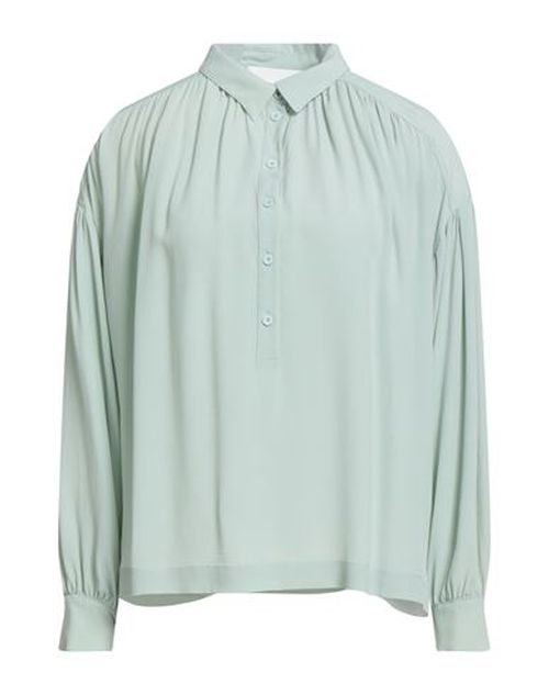 Woman Top Light green Size S Acetate, Silk