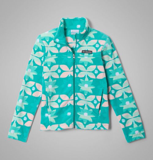 Girls' Castle Dale  Printed Full Zip Fleece Jacket-
