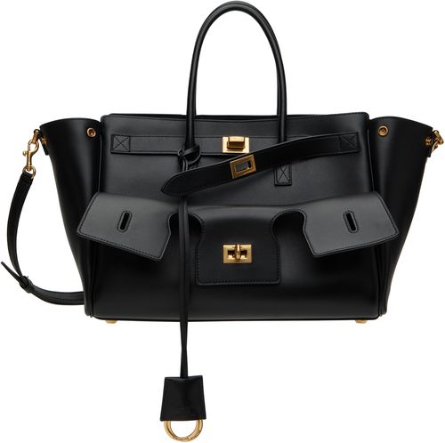 Balenciaga Black Bel Air Small Carry All Bag