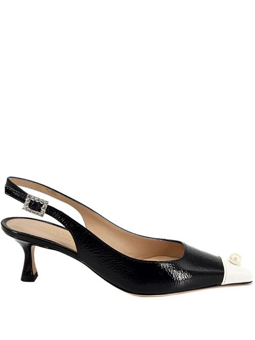 Pearl slingback pumps - Black