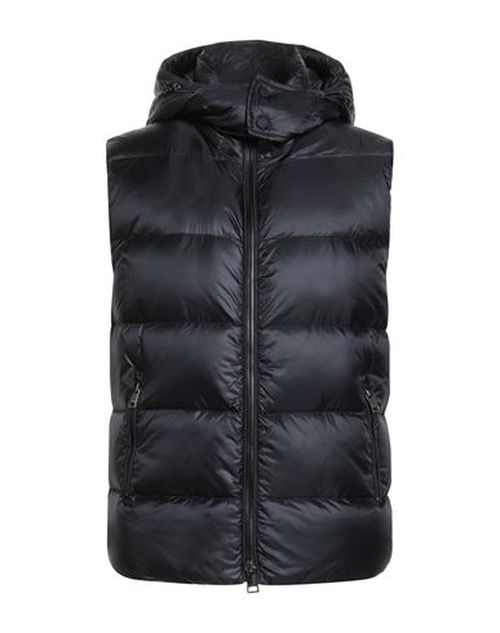Man Vest Black Size 40 Polyamide