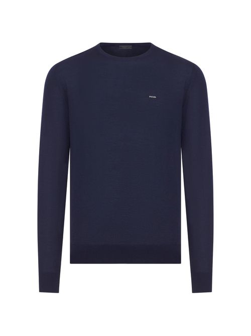 Elegant Knit Crew Neck Sweater for Men