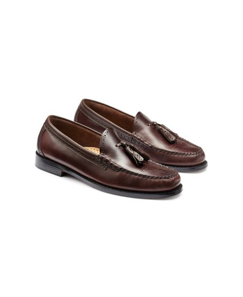 G.h.bass Men's Larkin Tassel Brogue Weejuns Loafers - Brown