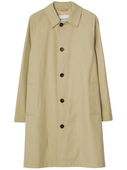 Classic above-the-knee raincoat - Neutrals