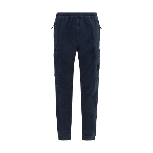 Cotton Cargo Cargo Pants — Navy