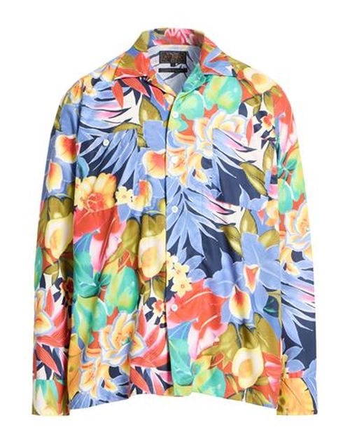 Man Shirt Navy Size L Polyester