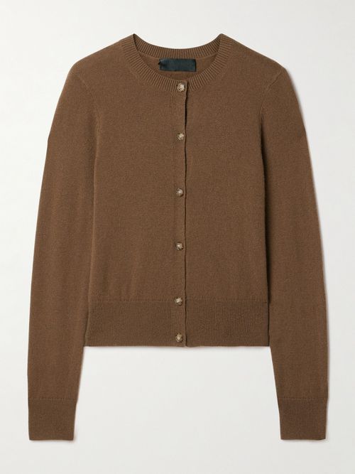 March Cashmere Cardigan - Brown