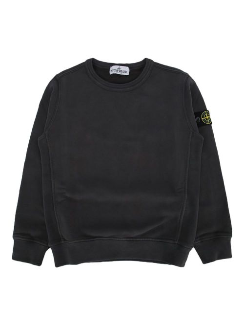 Compass-badge sweatshirt - Black