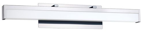 Hemlock 1-Light LED Bathroom Vanity Light Vanity in Chrome
