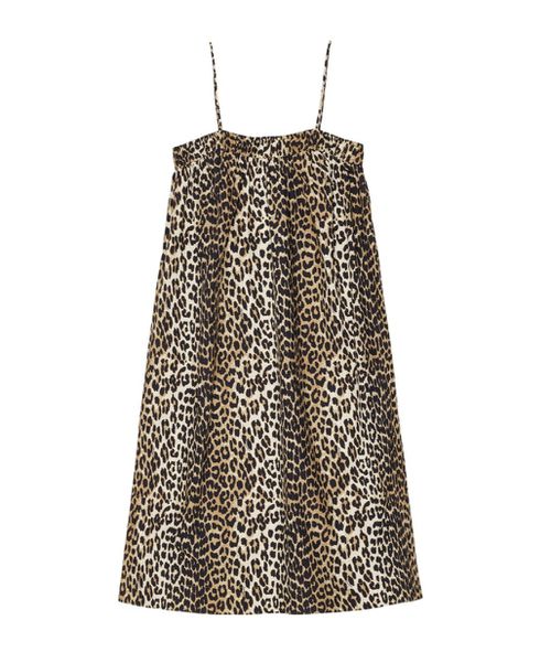 Leopard Midi Strap Dress