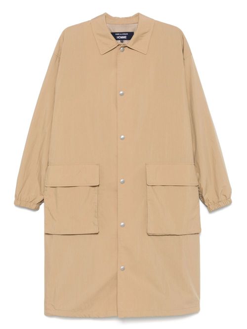 Comme des Garçons Homme gabardine coat - Neutrals