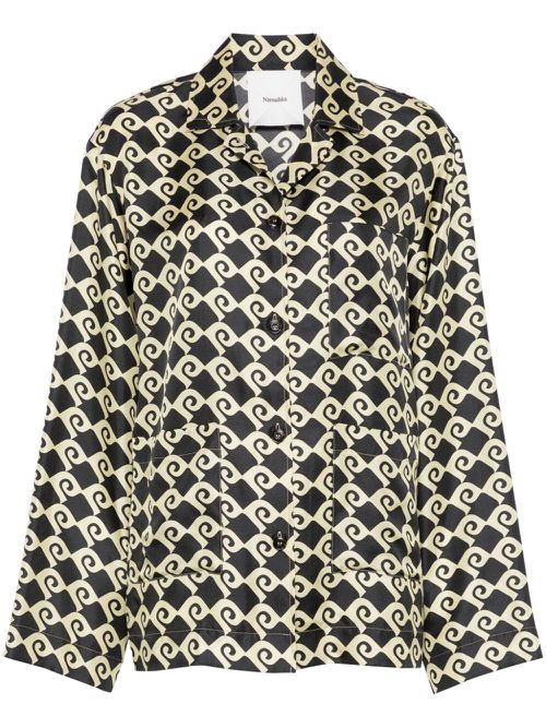 Geometric shirt - Black