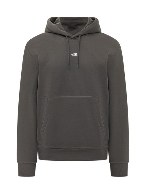 Grey Solid Hoodie