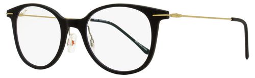 C2413 Pantos Acetate-Metal Eyeglasses — Black