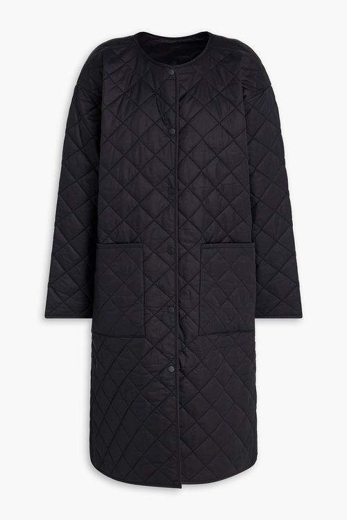 Quilted shell coat