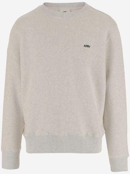 Grey Crewneck Logo Sweatshirt