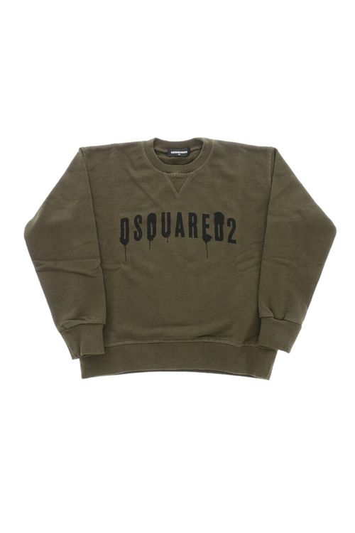 Boys Olive Logo Sweatshirt