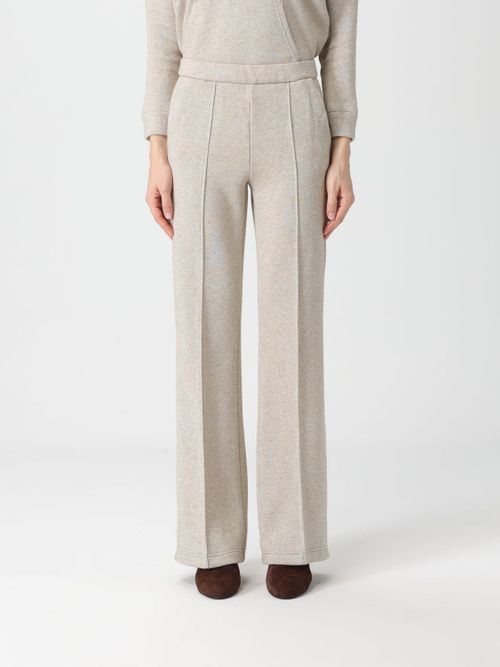 Pants Woman color Cream