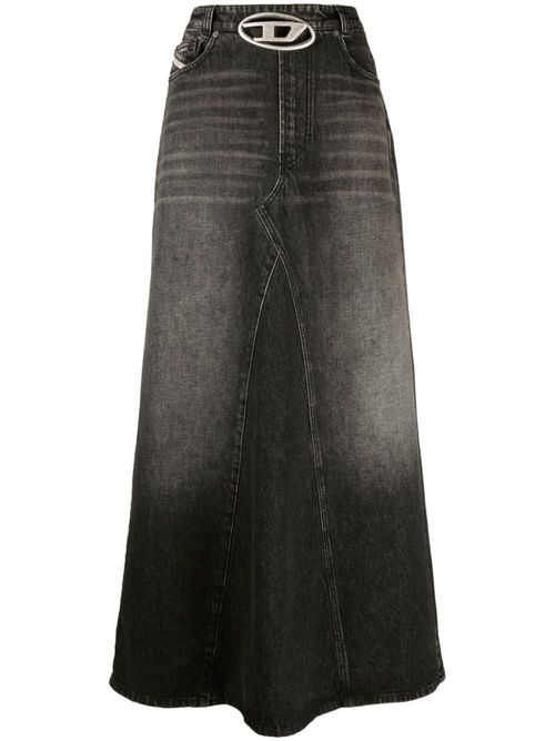 De-Pago denim maxi skirt - Grey
