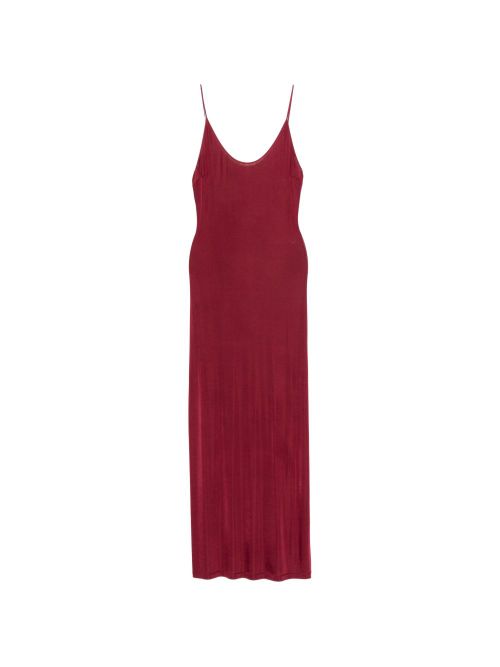 Slip Dress — Burgundy