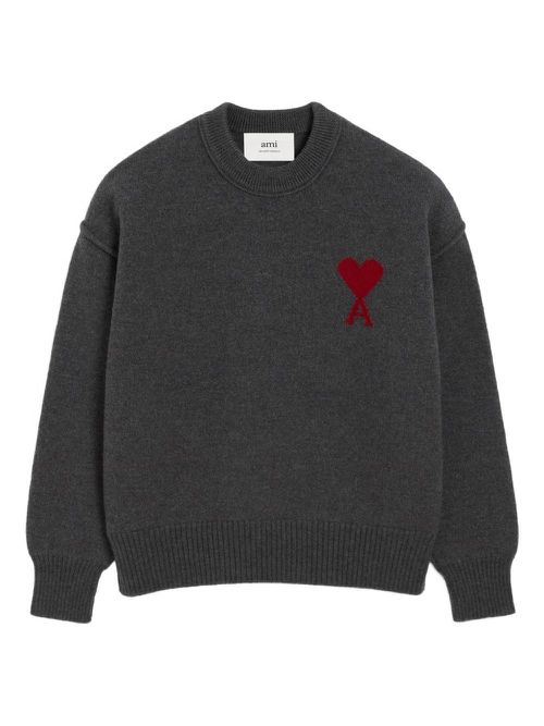 Ami Heart Wool Sweater