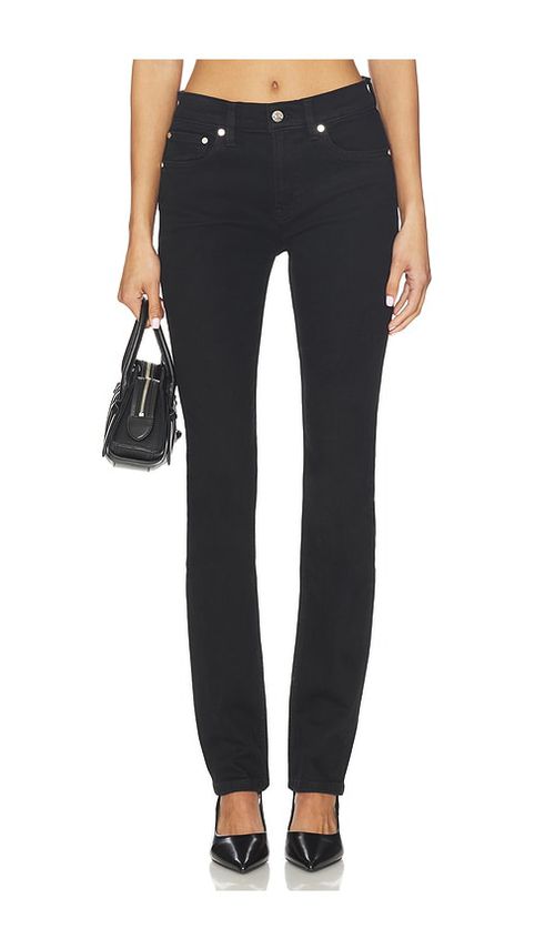 EB Denim Moss Mid Rise Skinny in Black. 24. Also