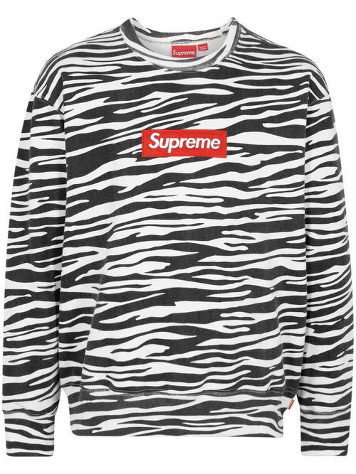 Box Logo crew-neck sweatshirt - Black