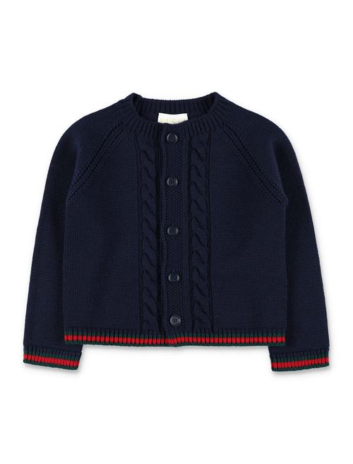 Kids Cable Knit Cardigan Jacket