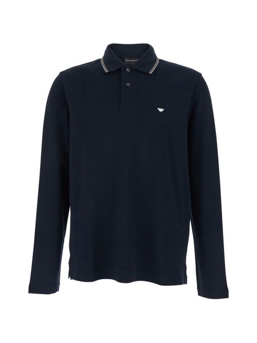 Logo cotton polo shirt