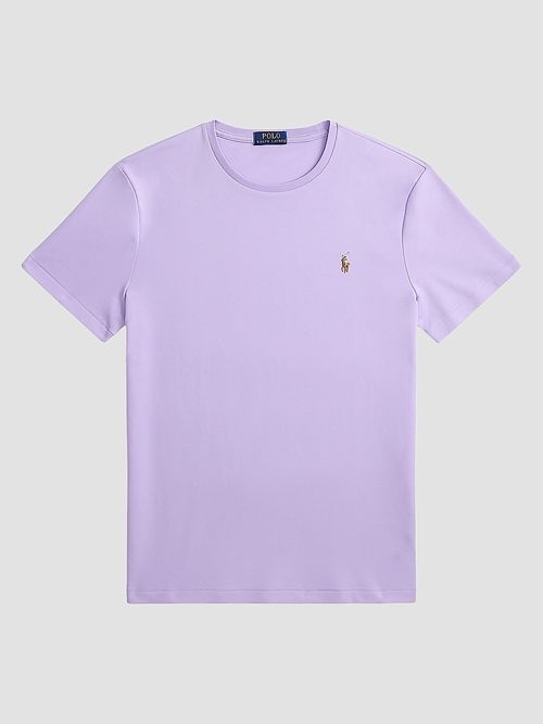 Men's Cotton Crewneck T-Shirt - Powder Purple
