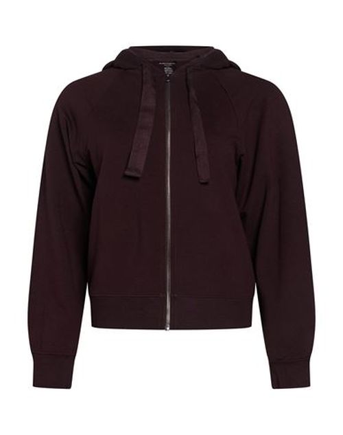 Woman Sweatshirt Dark brown Size 3 Viscose, Elastane