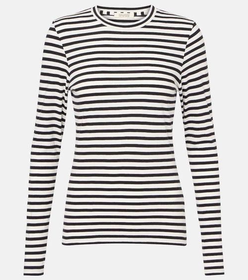 Nili Lotan Susana striped cotton jersey T-shirt