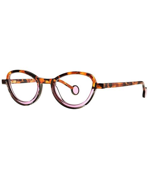 Eyeglasses SWING 008 BROWN DALMATIAN+DARK BROWN HORN+TRANSPARENT SHOCKI