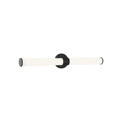 Matteo Steveston 2-Light Wall Sconce In Matte Black