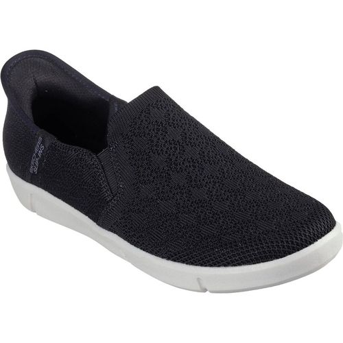 Skechers Womens Breezest Slip On Trainers in Black
