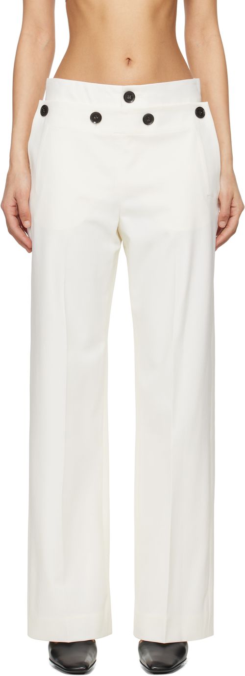 Proenza Schouler Off-White Oliver Trousers