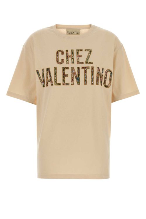 Jersey T-Shirt — Beige