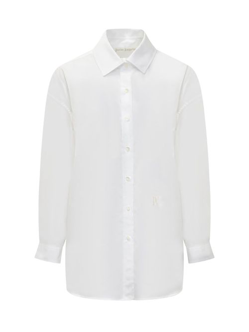Monogram Embroidered Buttoned Shirt