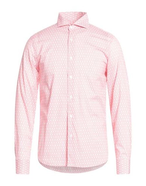 Man Shirt Salmon pink Size 15 ½ Cotton, Elastane