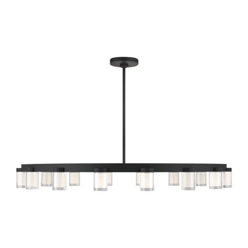 Nightshade Black LED Chandelier from the Esfera Collection