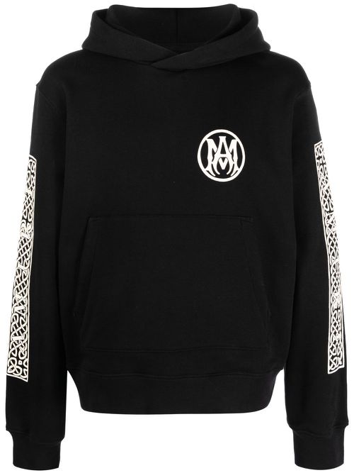 Ouija Board logo-print hoodie - Black