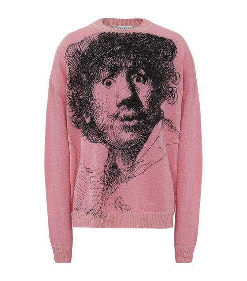 Rembrandt-Pullover aus Wollmischung