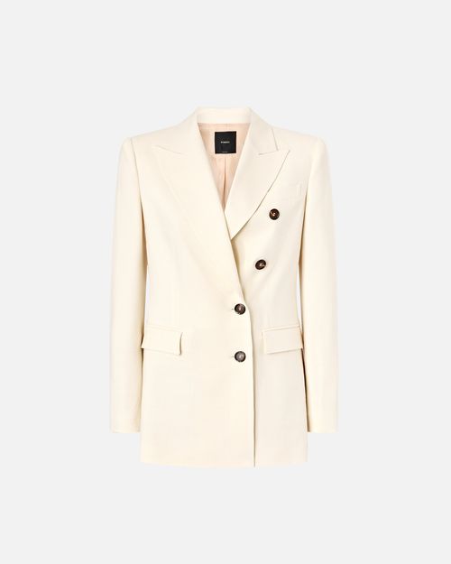 Double-breasted jacket with pockets - 36