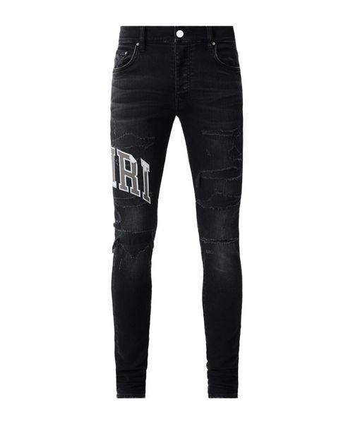 Varsity Logo Repair jeans