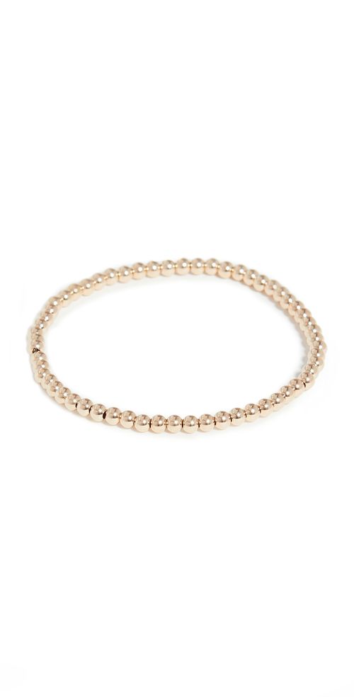 3mm Gold Bracelet Yellow Gold One Size