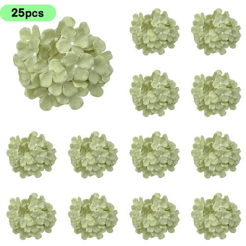 TEMU 25pcs Of Lifelike Faux Hydrangea , Ideal For Wedding Centerpieces, Floral Backdrops, And Home Or Event Decor—requires No And Is Perfect For