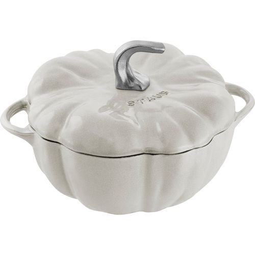 Cast Iron 3.5-qt Pumpkin Cocotte with Stainless Steel Knob