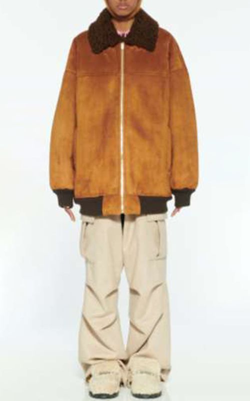Women's Shearling-Trimmed Jacket