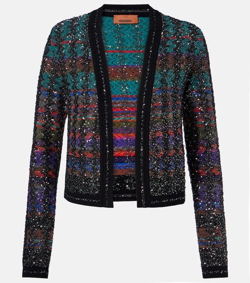 Lamé cardigan