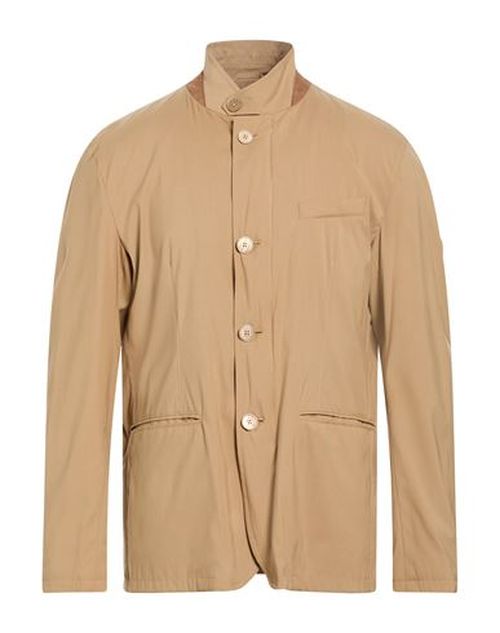 Man Jacket Camel Size 40 Wool, Polyamide, Elastane, Polyurethane coated
